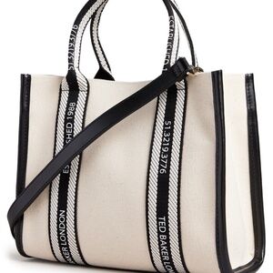 Ted Baker Georjea Branded Webbing Canvas Small Tote